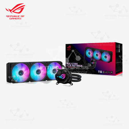 COOLER ASUS ROG STRIX LC III 360 ARGB - REFRIGERACIÓN LÍQUIDA EFICIENTE Y ILUMINACIÓN PERSONALIZABLE
