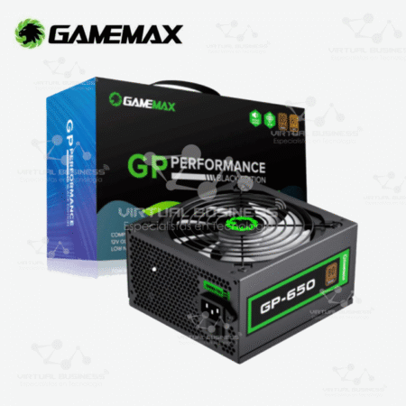 FUENTE PODER GAMER 650W 80 PLUS BRONZE GAMEMAX GP-650