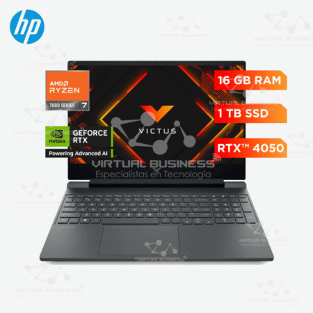 LAPTOP GAMER VICTUS AMD RYZEN 7 RTX 4050 16 GB RAM  1TB SSD 15.6 PULGADAS 15-FB3036LA NVIDIA GEFORCE
