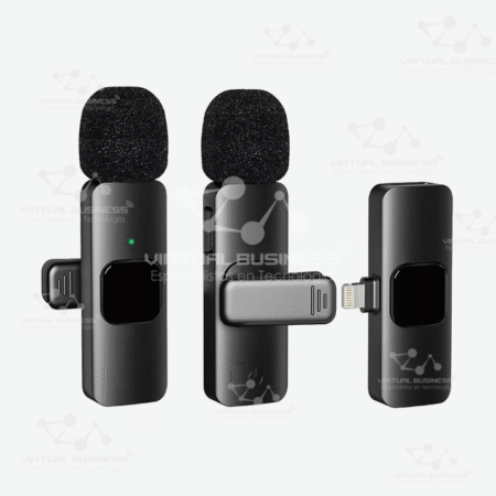 MICRÓFONO INALÁMBRICO LAVALIER DUAL 2 EN 1 TIPO C MICRÓFONO 2.4G