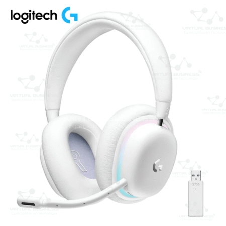 AUDÍFONO LOGITECH G735 WIRELESS LIGHTSPEED RGB COLOR BLANCO