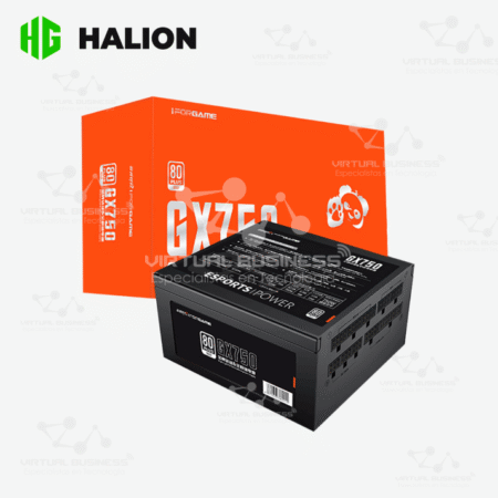 FUENTE DE PODER HALION GX750 80 PLUS GOLD APFC IFORGAME