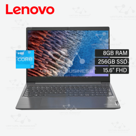 LAPTOP LENOVO V15 GEN 3 IAP INTEL CORE I3 1215U RAM 8GB DISCO 256GB SSD 15.6 PULGADAS