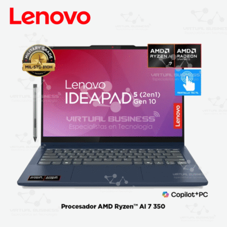 LENOVO IDEAPAD 5 2-EN-1 16 PULGADAS RYZEN AI 7 350 16GB RAM 1TB SSD - PANTALLA TÁCTIL