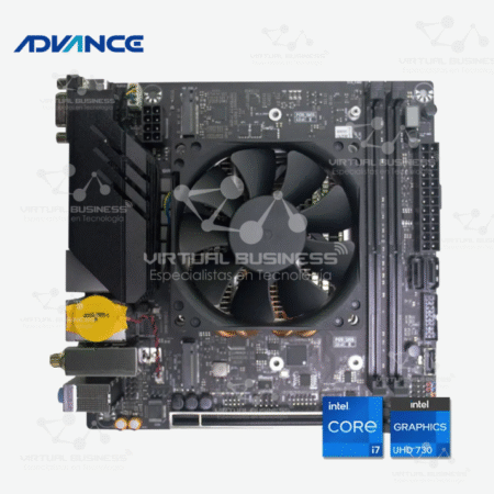 PLACA MADRE ADVANCE MTDK, INCORPORA PROCESADOR CORE I7-13620H 2.40/4.90GHZ, HDMI(2)/DP/VGA