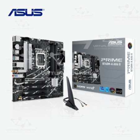 PLACA MADRE ASUS PRIME B760M-A AX6 II WIFI/BT