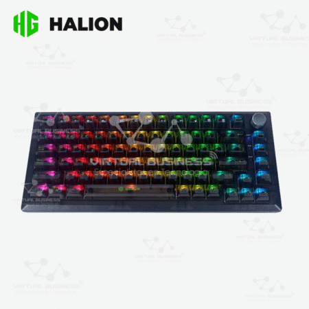 TECLADO GAMING HALION MECANICO HALION GASKET HA-K751 RGB