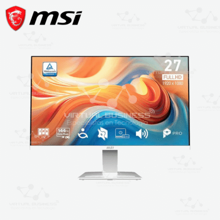 MONITOR MSI PRO MP273W E14A 27 PULGADAS FHD IPS 144HZ 1MS HDMI DP VGA