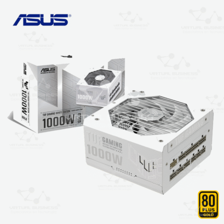 FUENTE DE PODER ASUS TUF GAMING WHITE 1000W 80 PLUS GOLD