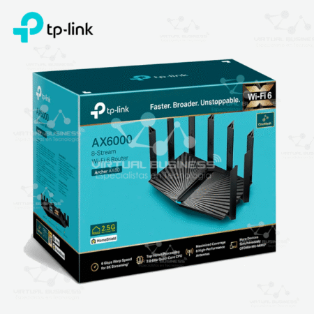 ROUTER TP-LINK ARCHER AX80 WI-FI 6 AX6000 TRI-BAND GIGABIT ONEMESH