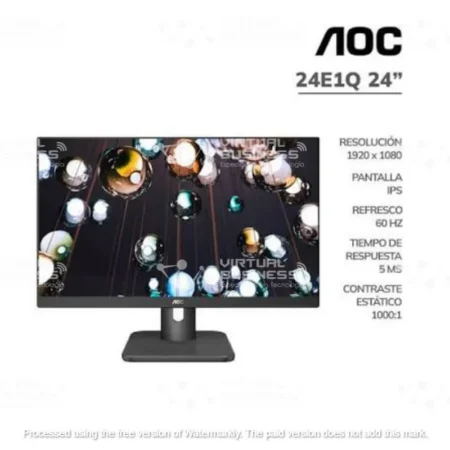 Monitor AOC 24E1Q 24 pulgadas IPS Full HD