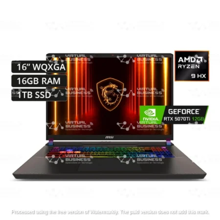 Laptop MSI Vector A16 HX RTX 5070 Ti 16GB 1TB