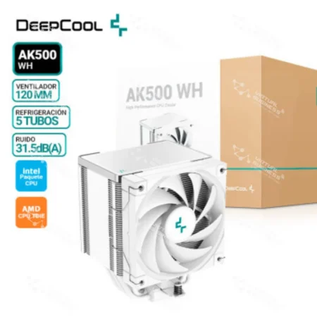 Cooler DeepCool AK500 WH Blanco 120mm
