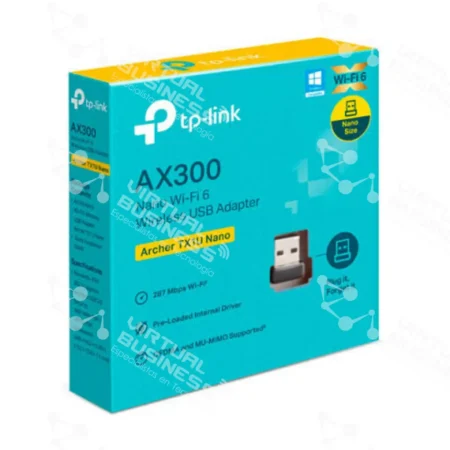 Adaptador TP-Link TX1U Nano AX300 WiFi 6